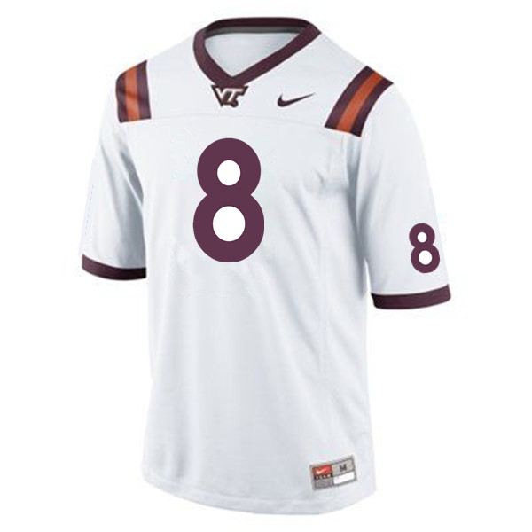 Men #8 Ricky Walker Virginia Tech Hokies College Football Jerseys Sale-Maroon